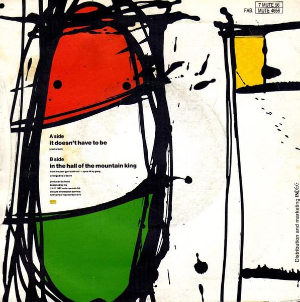 Erasure - It Doesn't Have To Be - 7 Inch