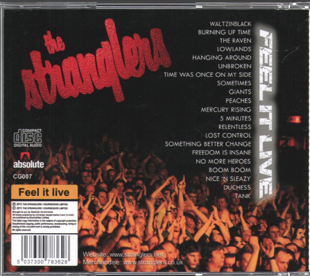 Stranglers - Feel It Live - Cd
