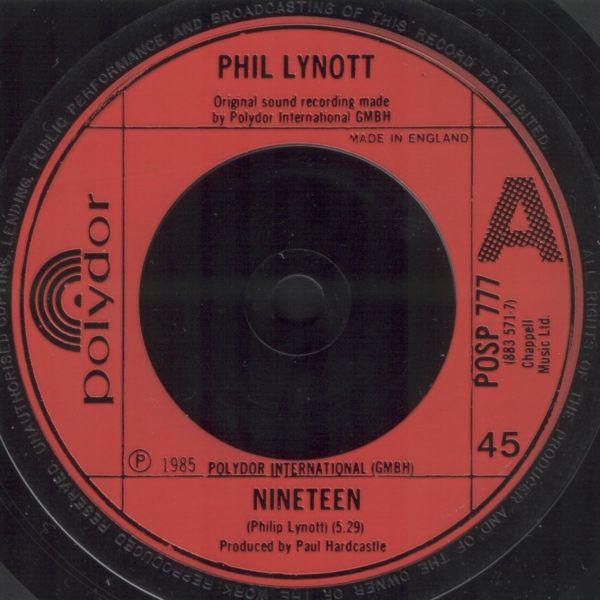 Phil Lynott - Nineteen - 7 Inch