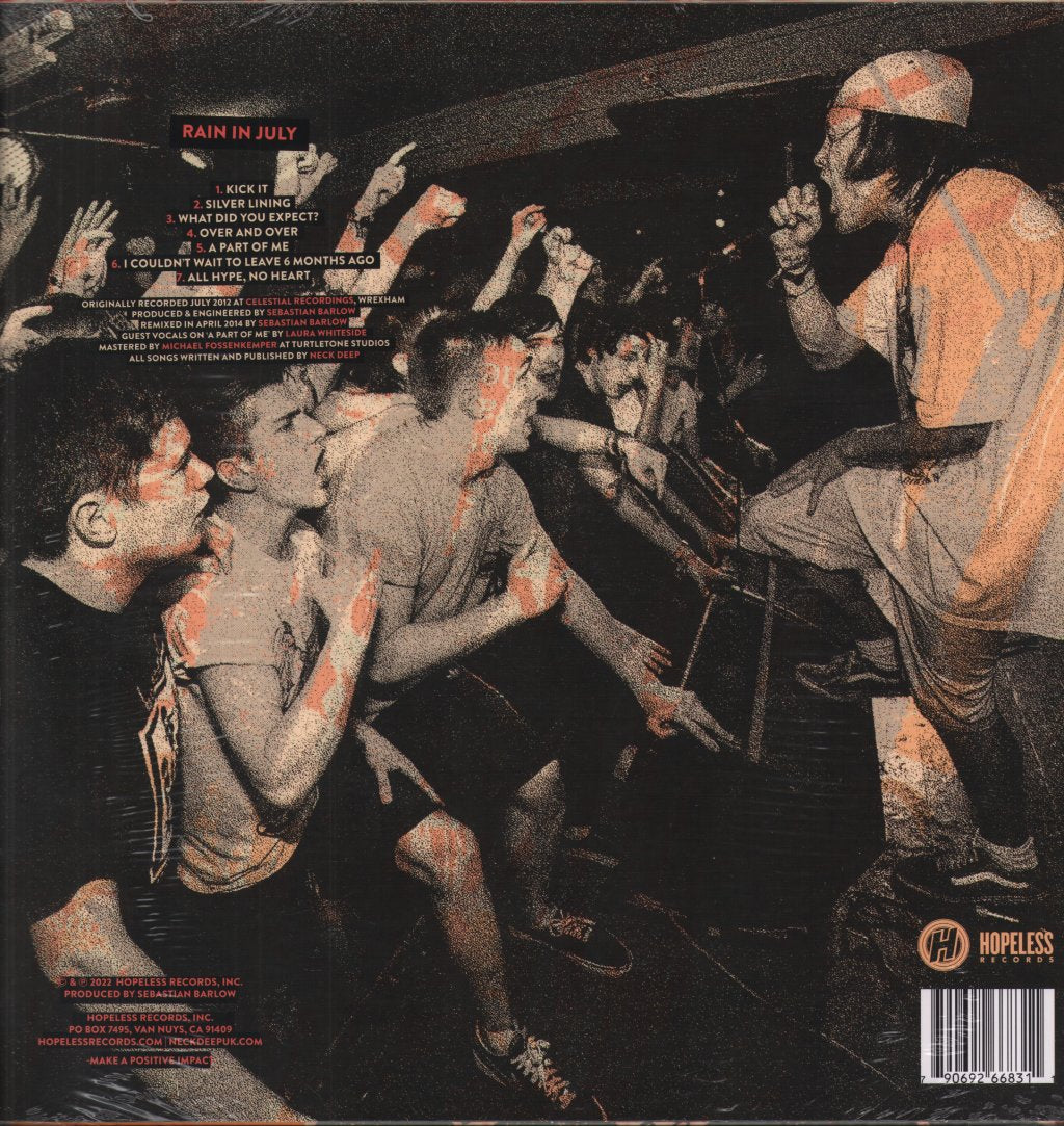 Neck Deep - Rain In July - 12 Inch