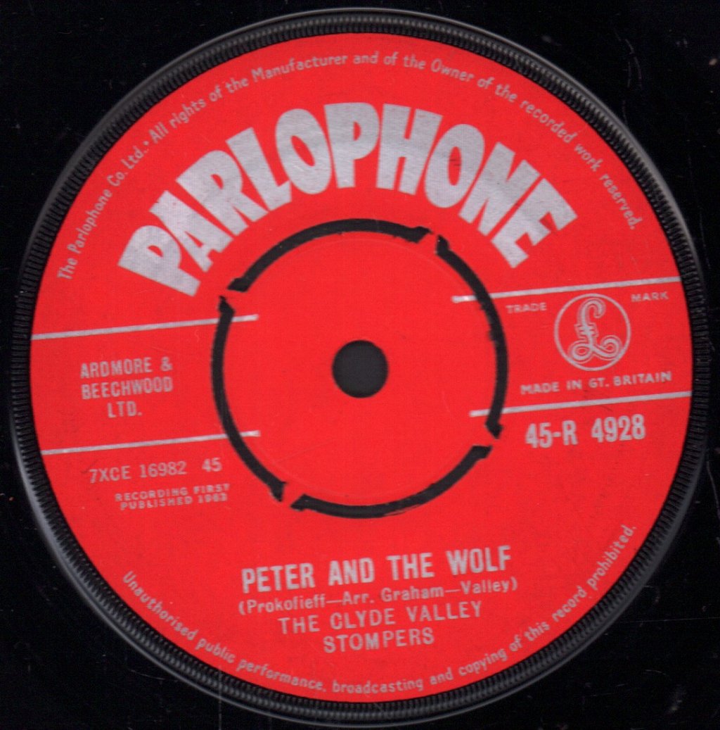Clyde Valley Stompers - Peter And The Wolf - 7 Inch
