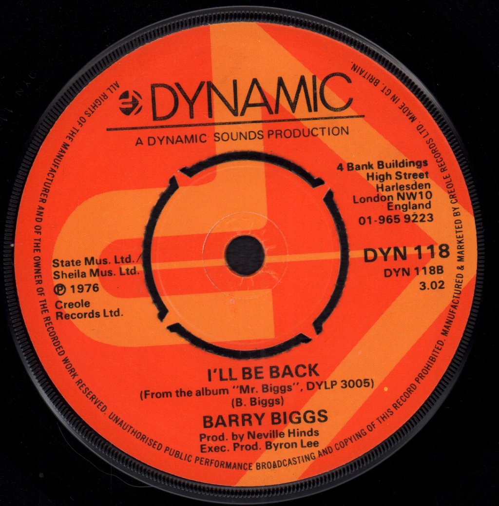 Barry Biggs - Side Show - 7 Inch