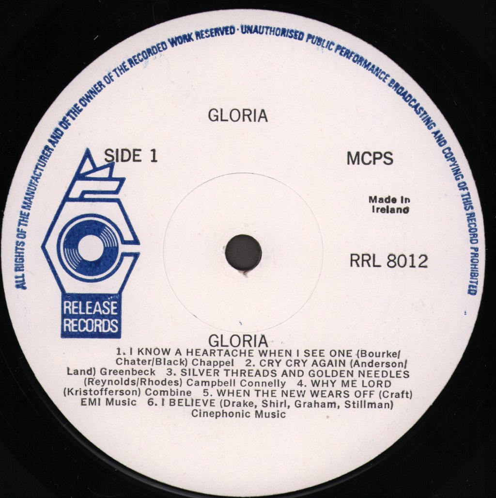 Gloria (70'S Artist) - Gloria - Lp