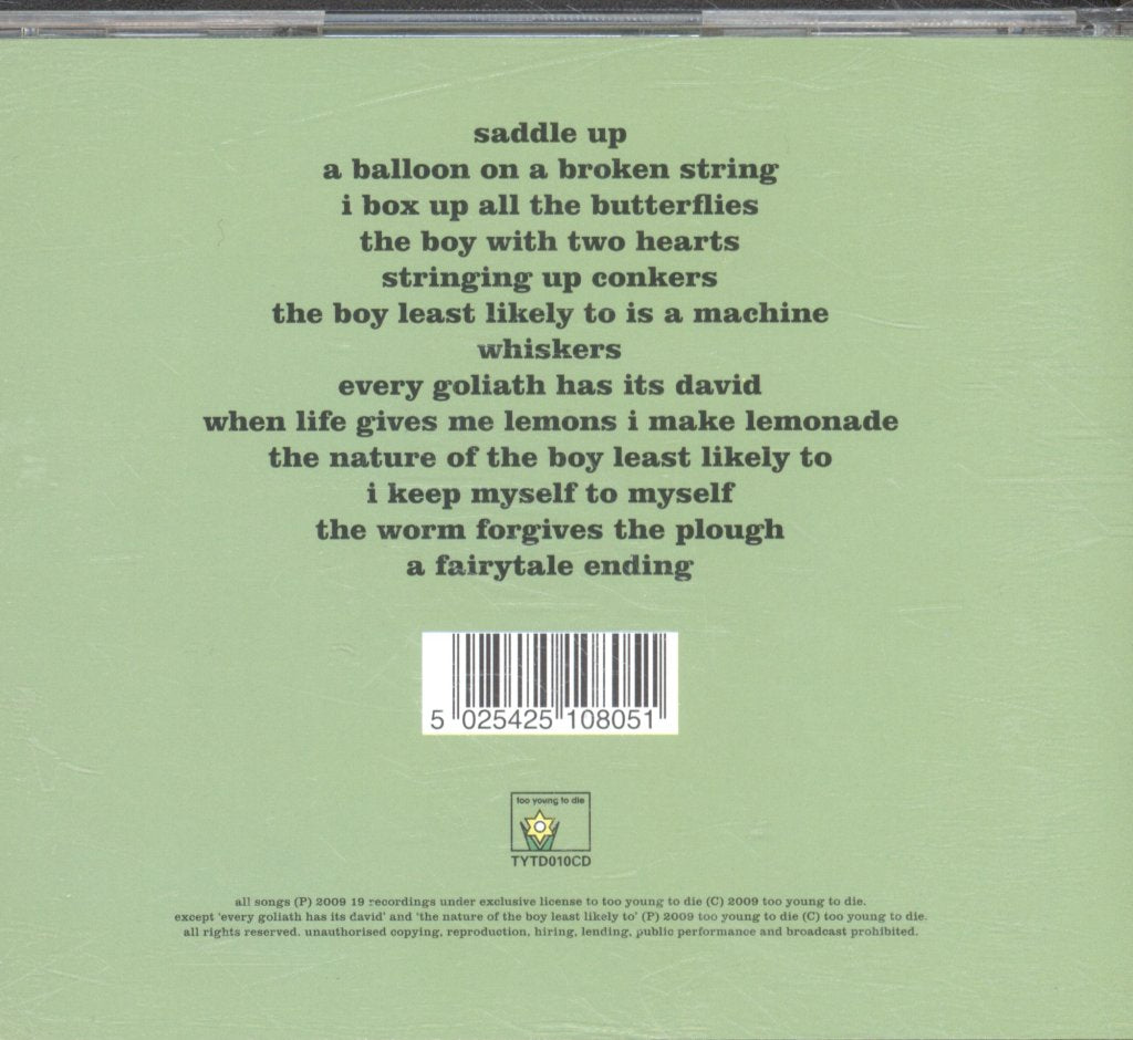 Boy Least Likely To - Law Of The Playground - Cd