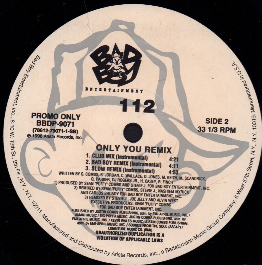 112 - Only You (Remix) - 12 Inch