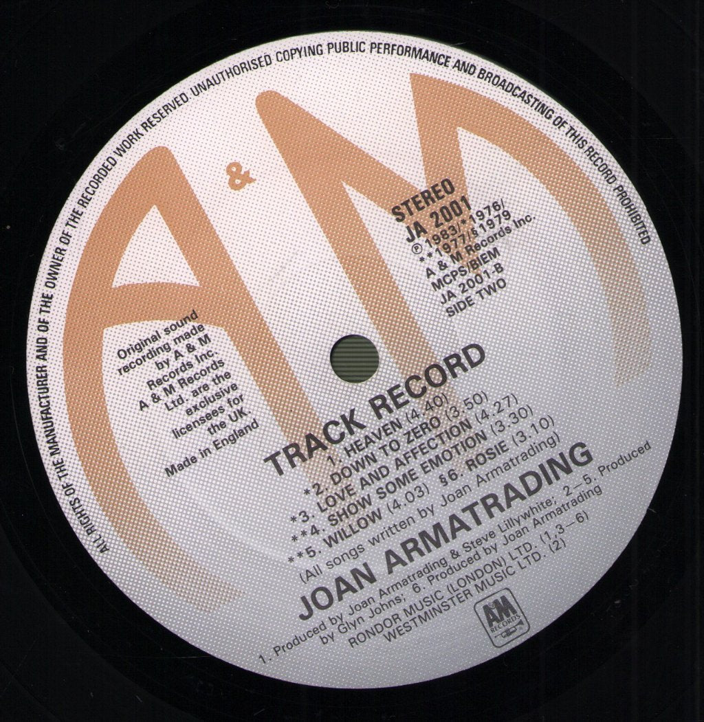 Joan Armatrading - Track Record - Lp