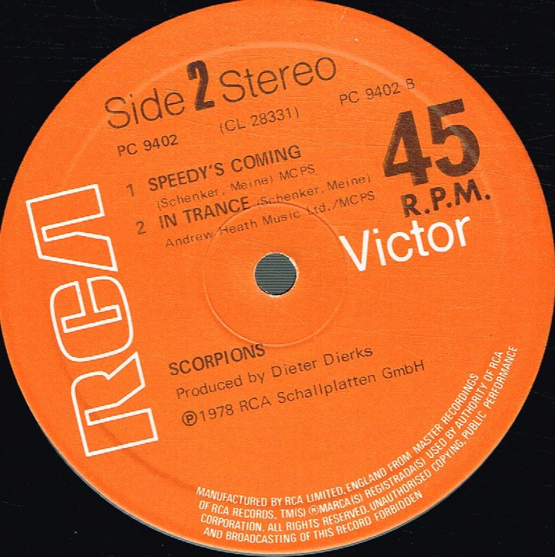 Scorpions - All Night Long - 12 Inch
