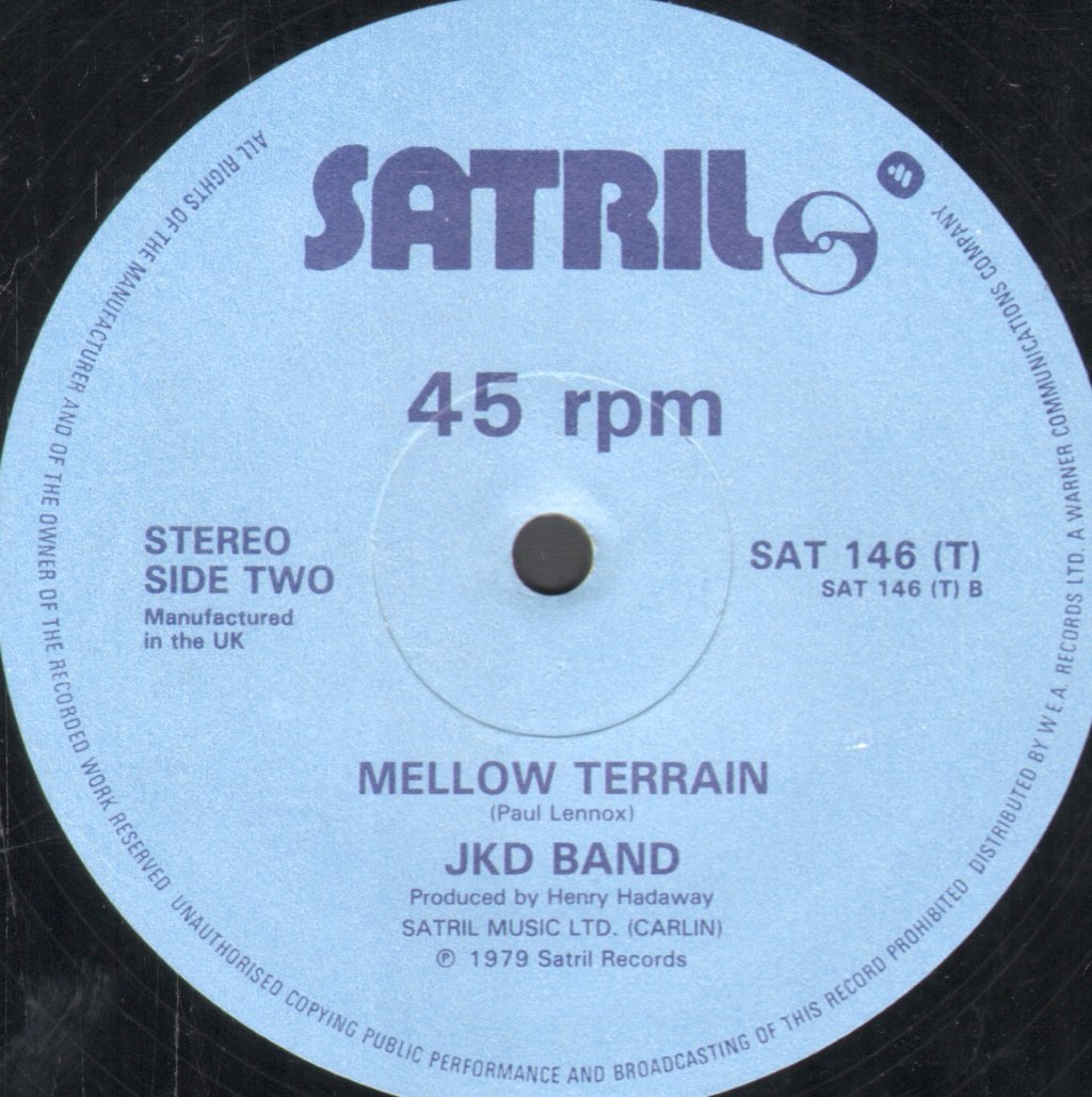 Jkd Band - Let Your Body Do The Talking / Mellow Terrain - 12 Inch