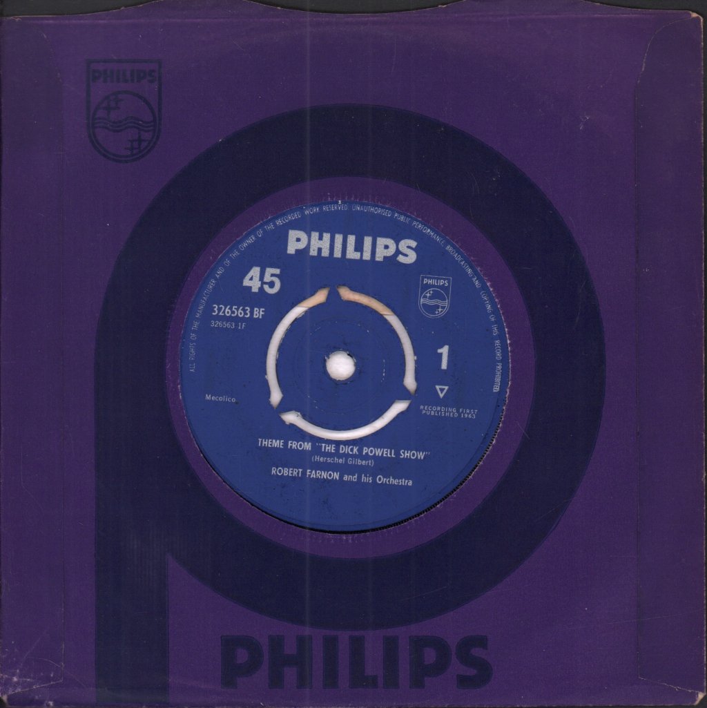 Robert Farnon And His Orchestra - Theme From The Dick Powell Show - 7 Inch