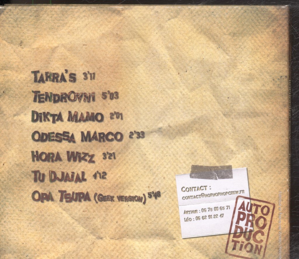 HopHopHop Crew - Tendrovni - Cd