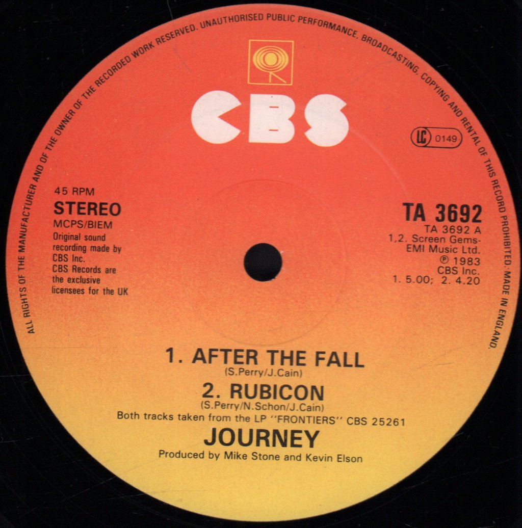Journey - After The Fall - 12 Inch