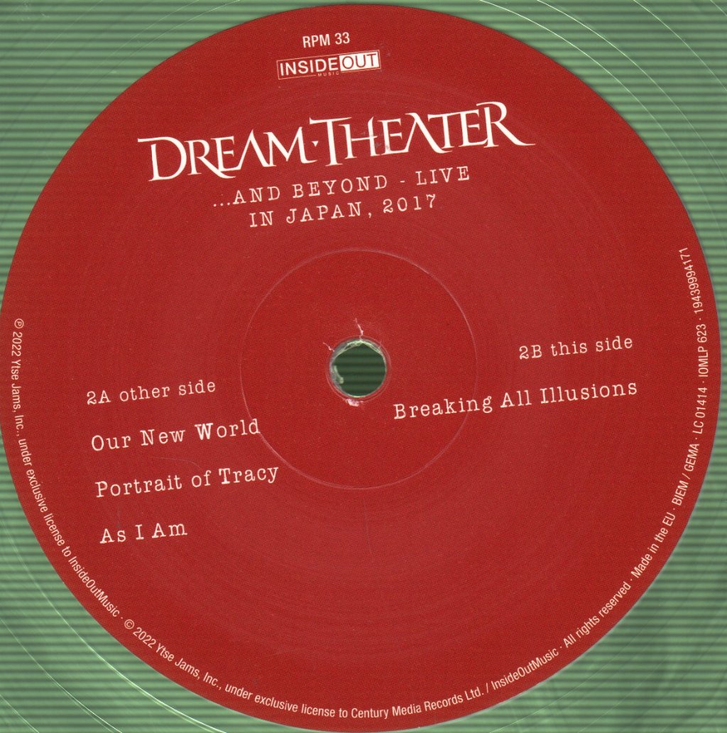 Dream Theater - Lost Not Forgotten Archives: ...and Beyond - Live in Japan, 2017 (Clear Vinyl) - Double Lp