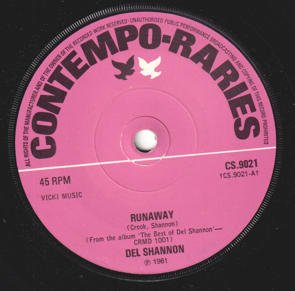 Del Shannon - Runaway - 7 Inch