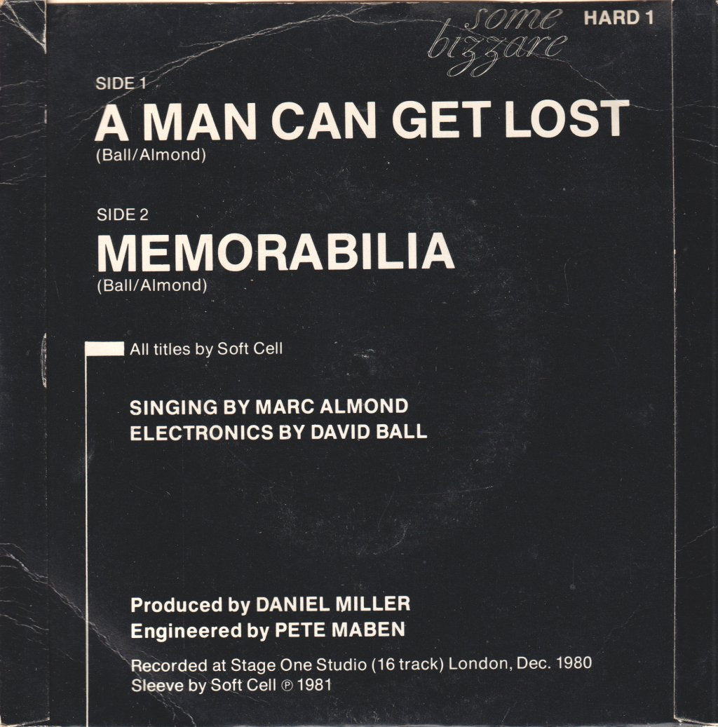 Soft Cell - A Man Can Get Lost - 7 Inch