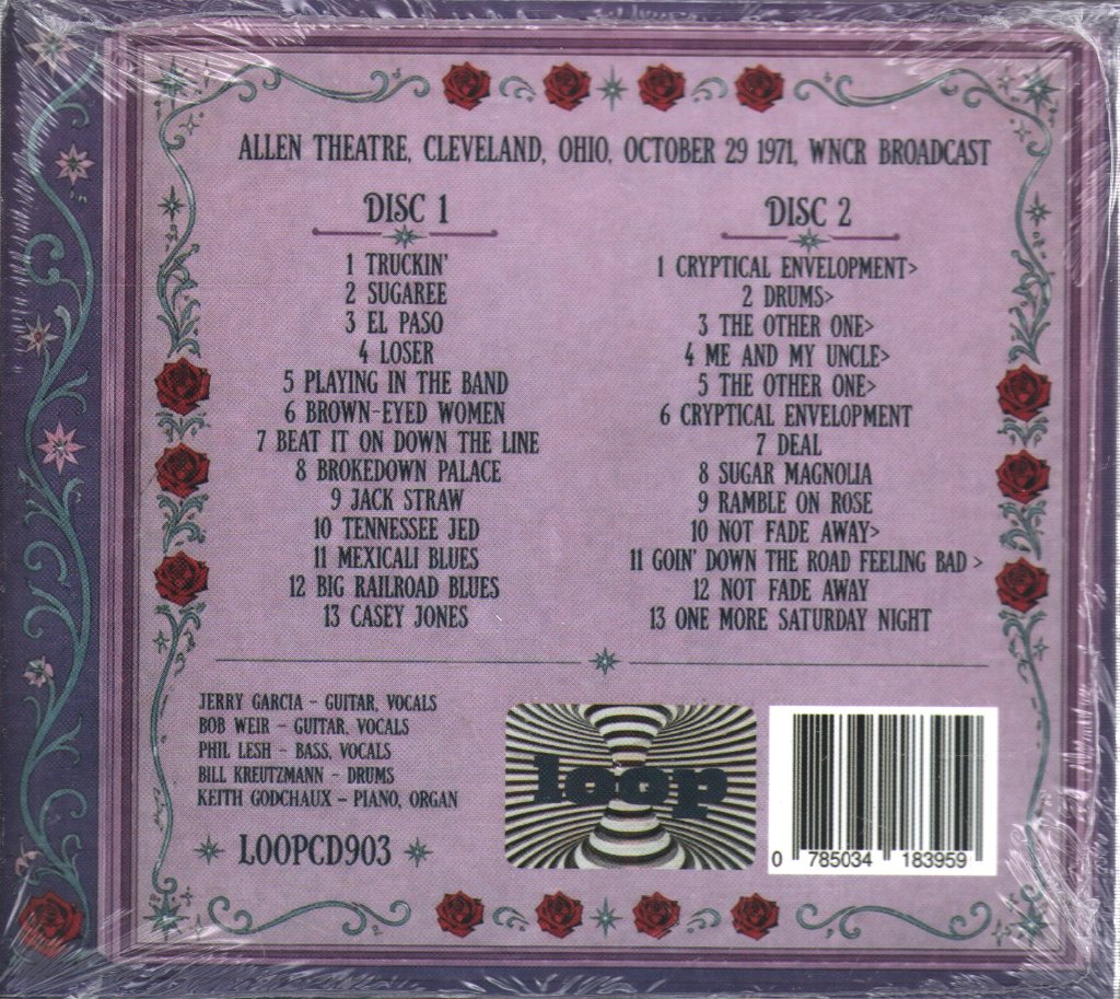 Grateful Dead - Out On Main Street, Cleveland - Double Cd