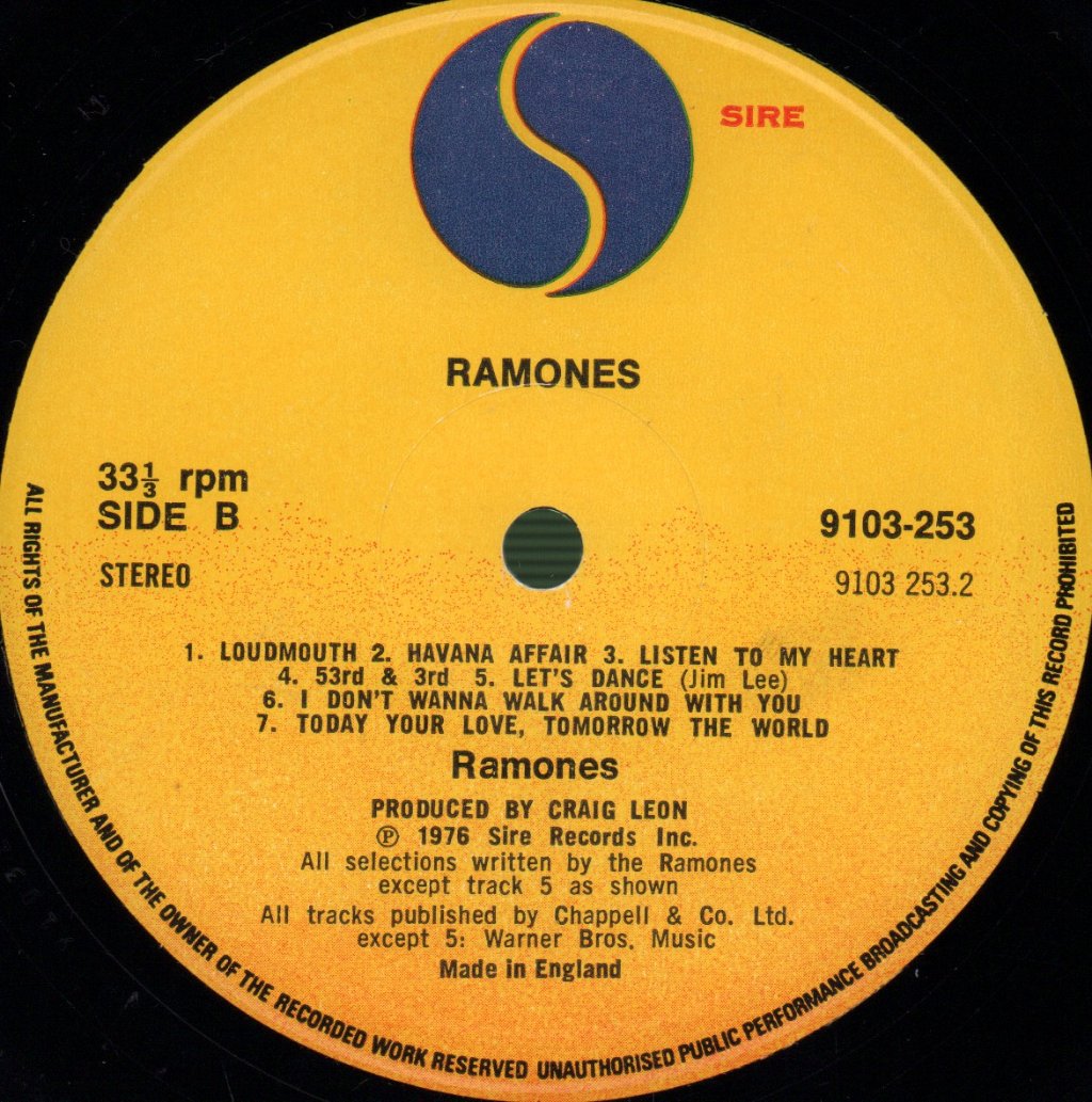 Ramones - Ramones - Lp