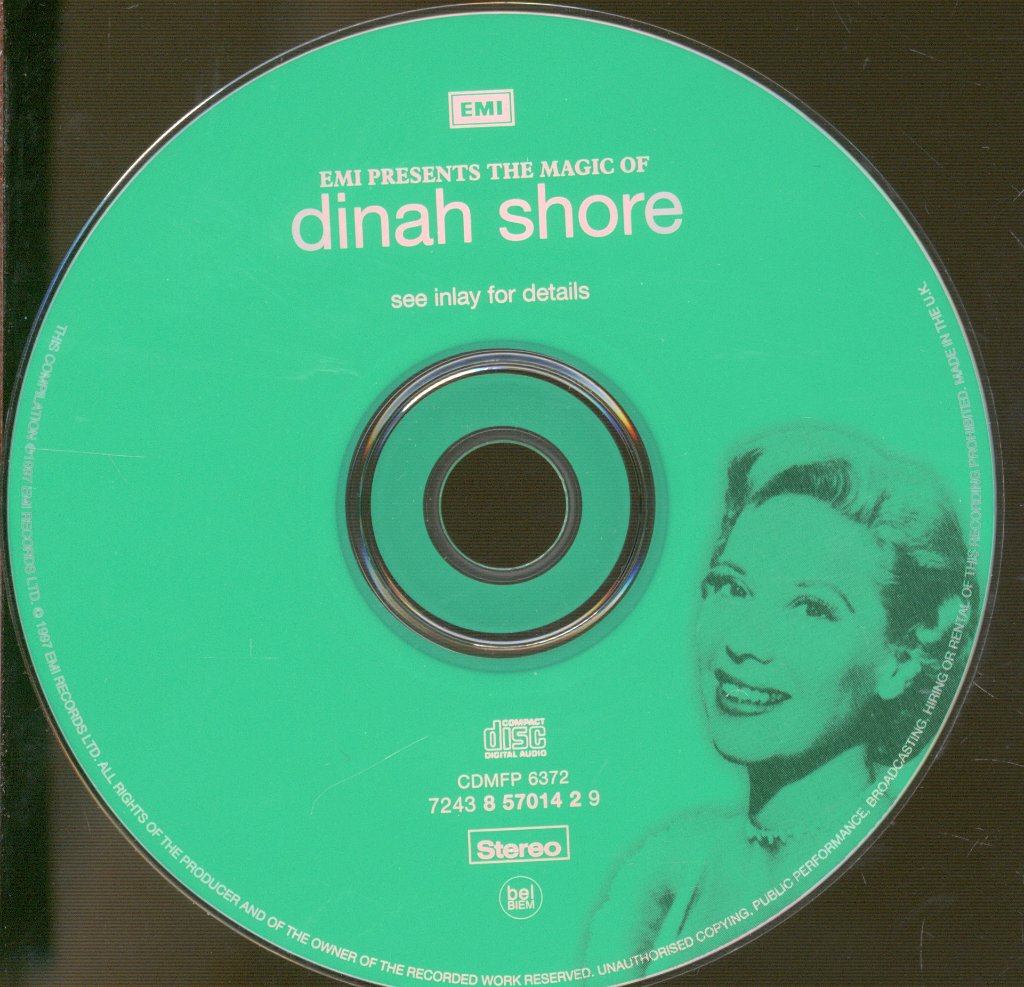 Dinah Shore - EMI Presents The Magic Of Dinah Shore - Cd