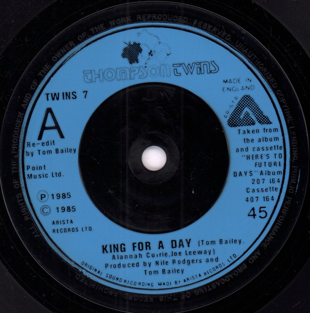 Thompson Twins - King For A Day - 7 Inch