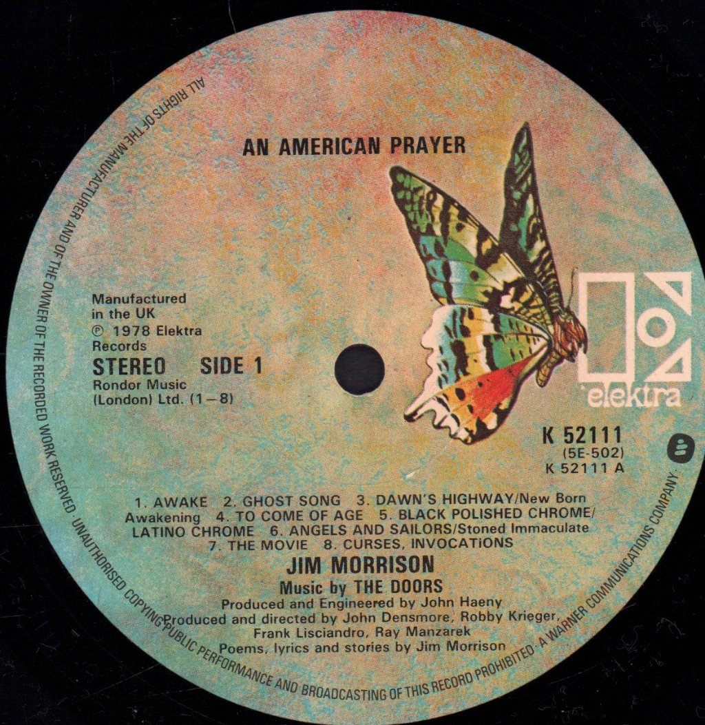 Doors - An American Prayer - Lp