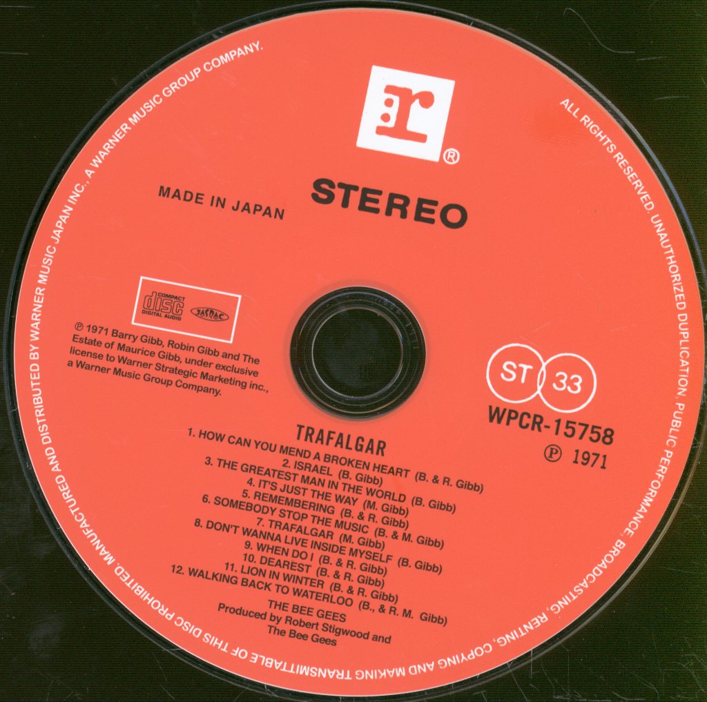 Bee Gees - Trafalgar = トラファルガー - Cd
