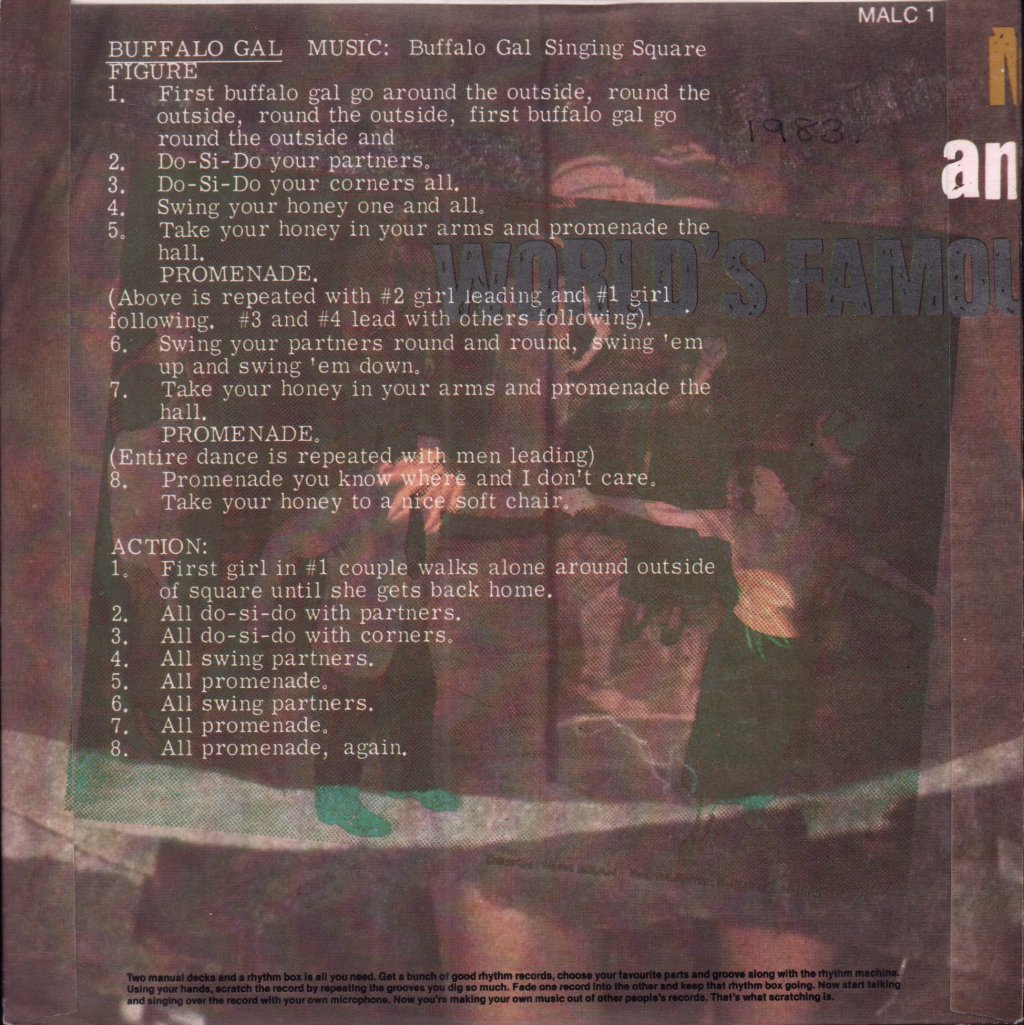 Malcolm McLaren - Buffalo Gals - 7 Inch