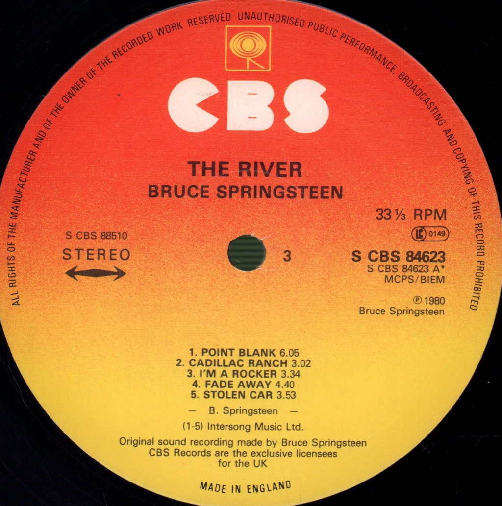 Bruce Springsteen - River - Double Lp