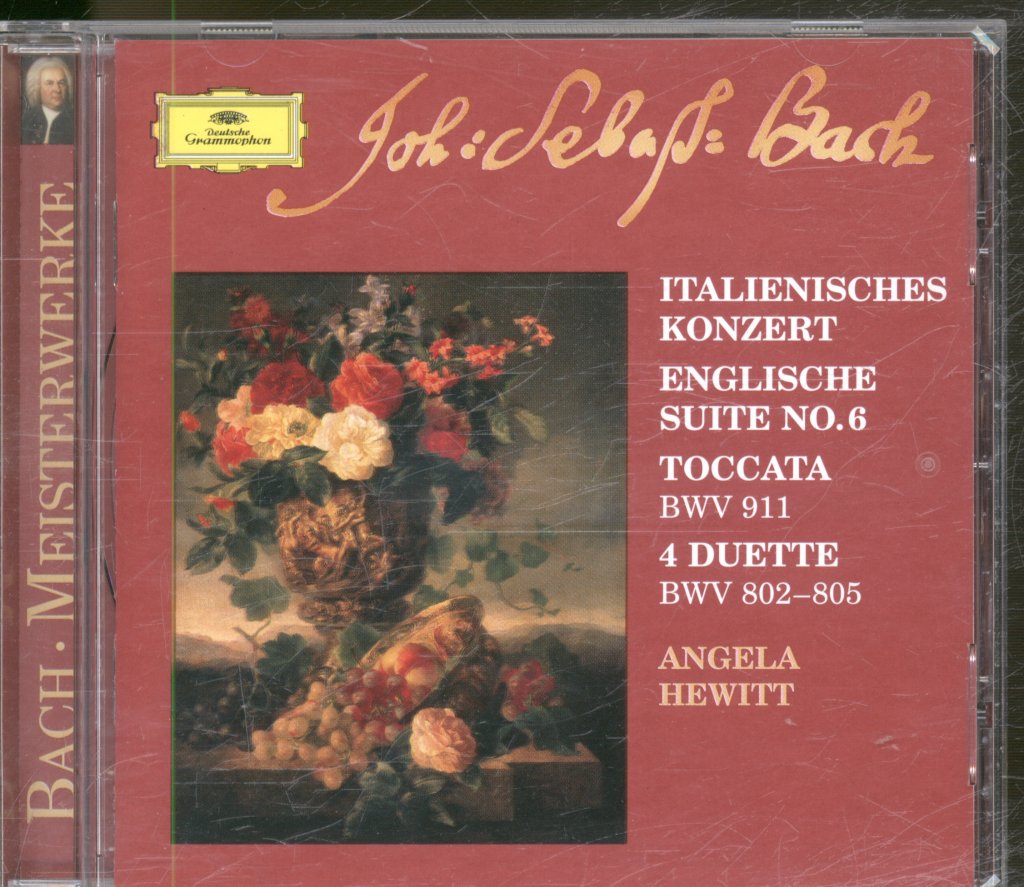 Angela Hewitt - Bach - Italienisches Konzert ‧ Englische Suite No. 6 ‧ Toccata BWV 911 ‧ 4 Duette BWV 802-805 - Cd