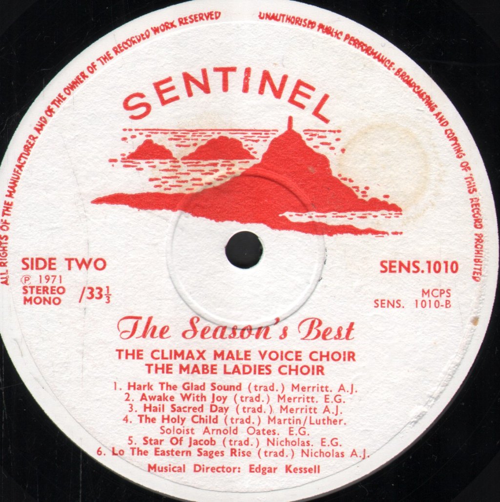 Climax Male Voice Choir / Mabe Ladies Choir - Season's Best - Lp