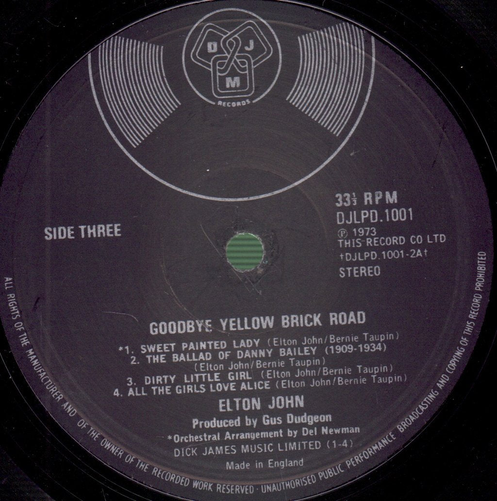 Elton John - Goodbye Yellow Brick Road - Double Lp
