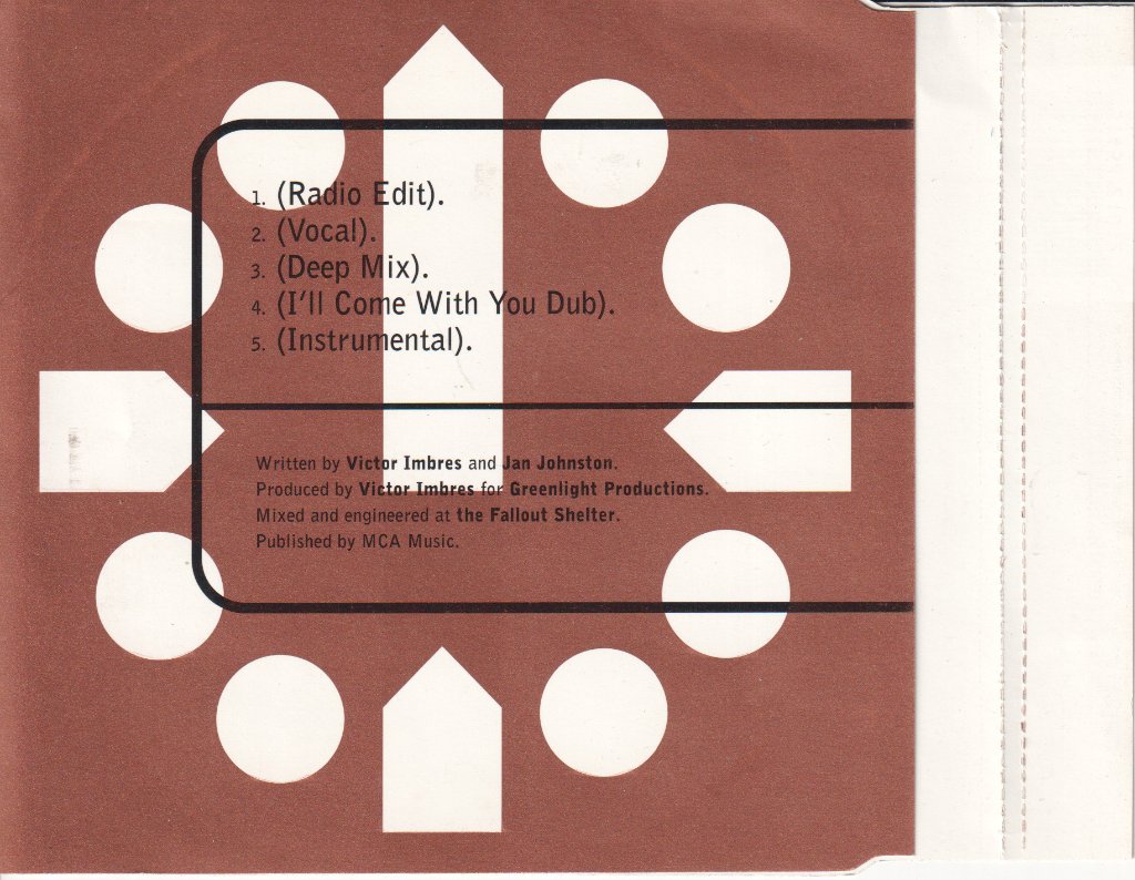 Sub Merge Featuring Jan Johnston - Take Me By The Hand - Cd