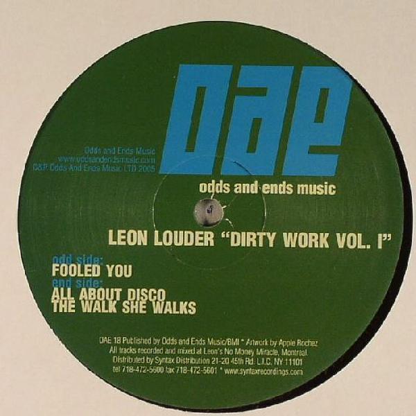 Leon Louder - Dirty Work Vol. I - 12 Inch
