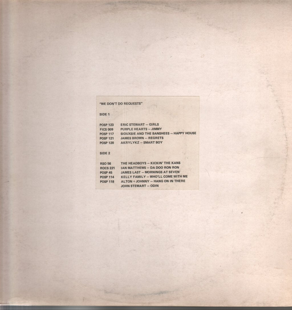 Various Artists - We Don't Do Requests - Lp
