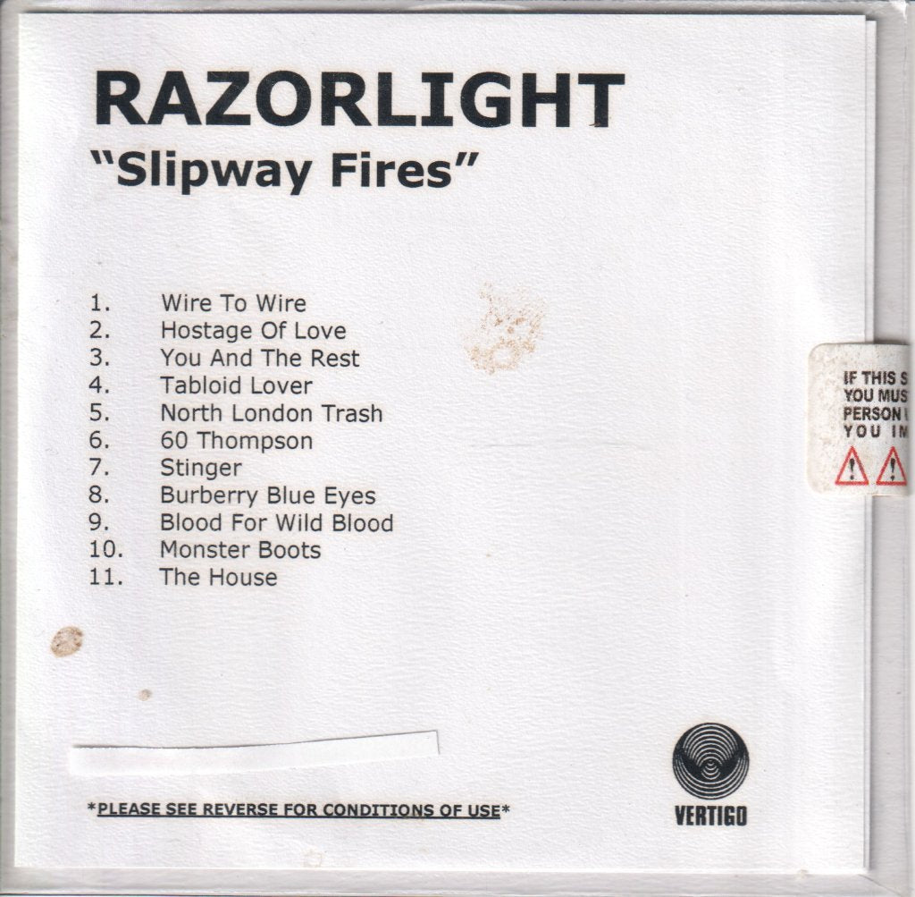 Razorlight - Slipway Fires - Cdr