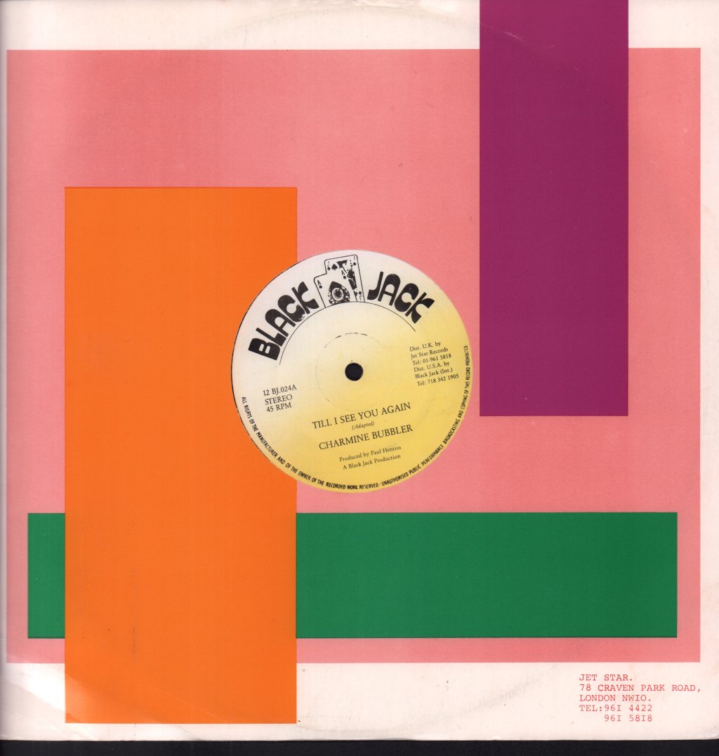 Charmine Bubbler - Till I See You Again - 12 Inch