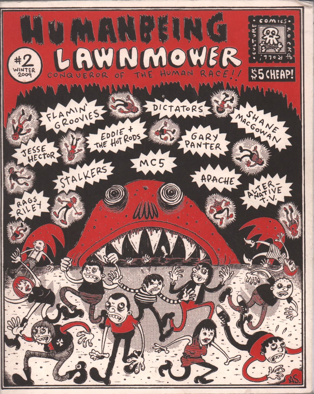 humanbeing lawnmower - issue 2 - winter 2009 - Fanzine