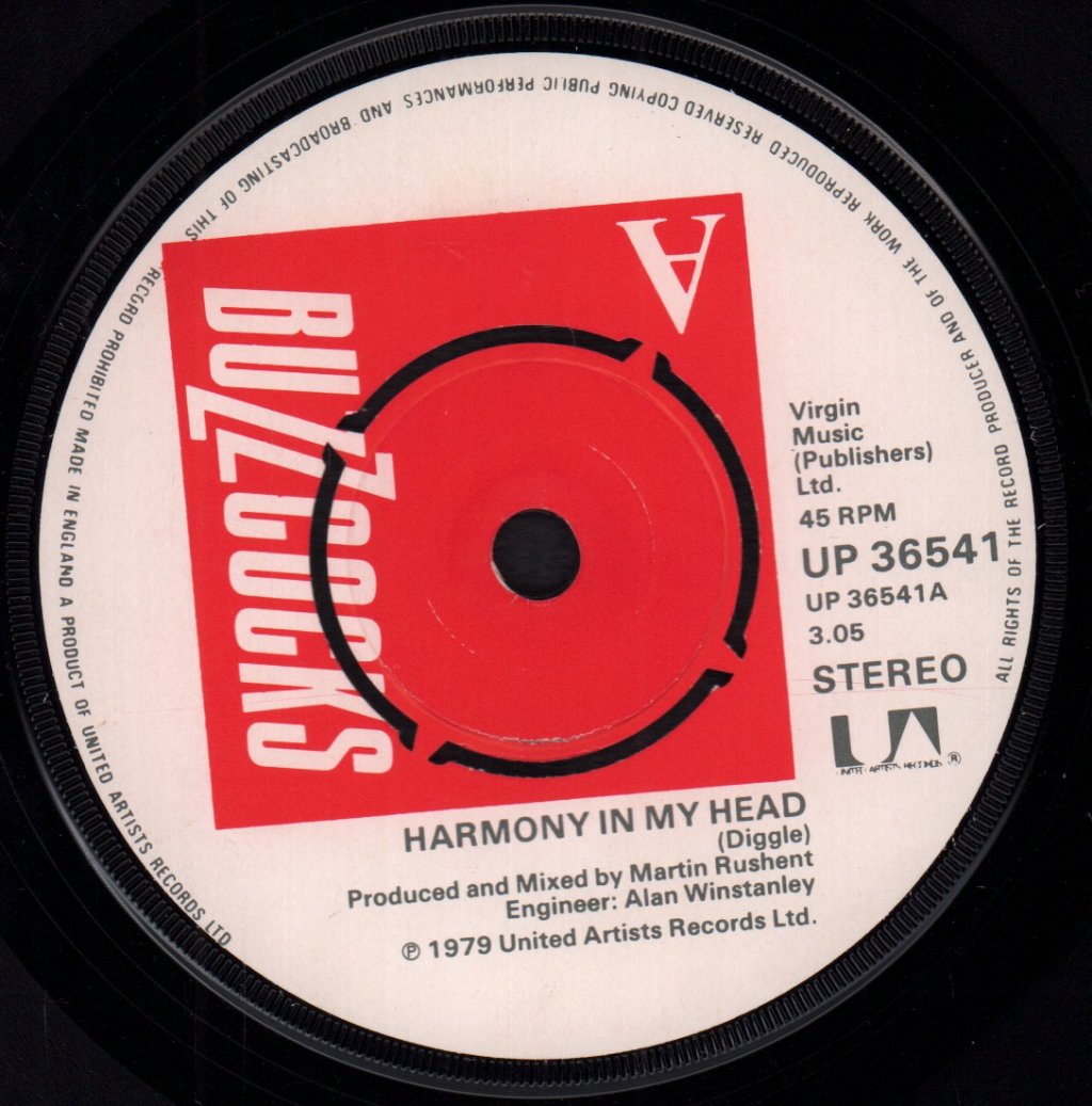 Buzzcocks - Harmony In My Head - 7 Inch