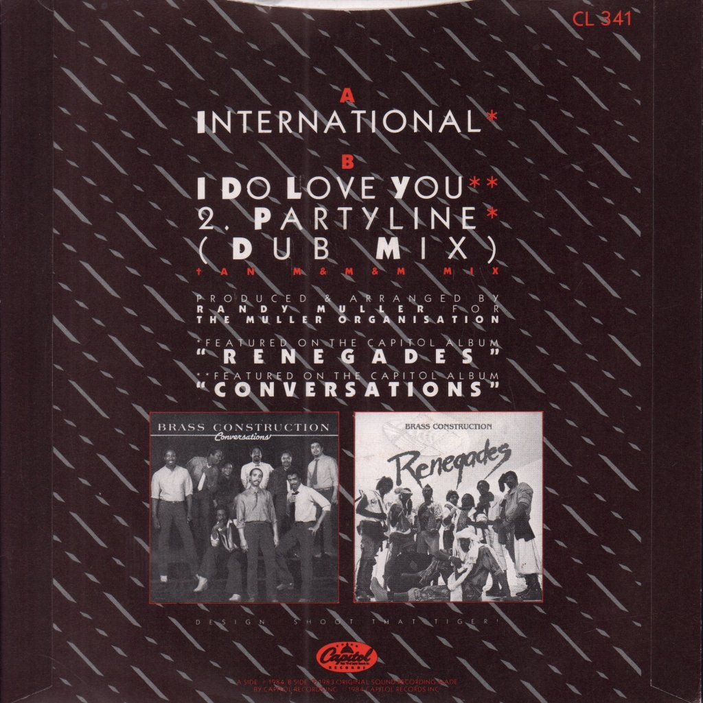 Brass Construction - International - 7 Inch