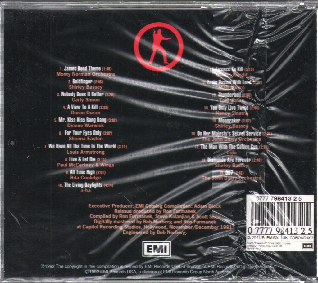 Various Artists - Best Of James Bond (30th Anniversary Collection) - Cd