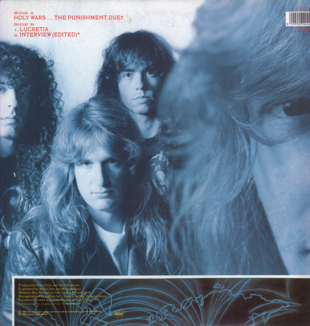 Megadeth - Holy Wars - 12 Inch