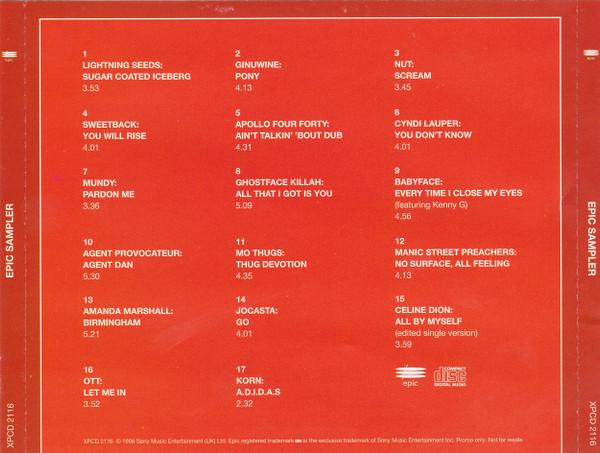 Various Artists - Epic Sampler 96 > 97 - Cd