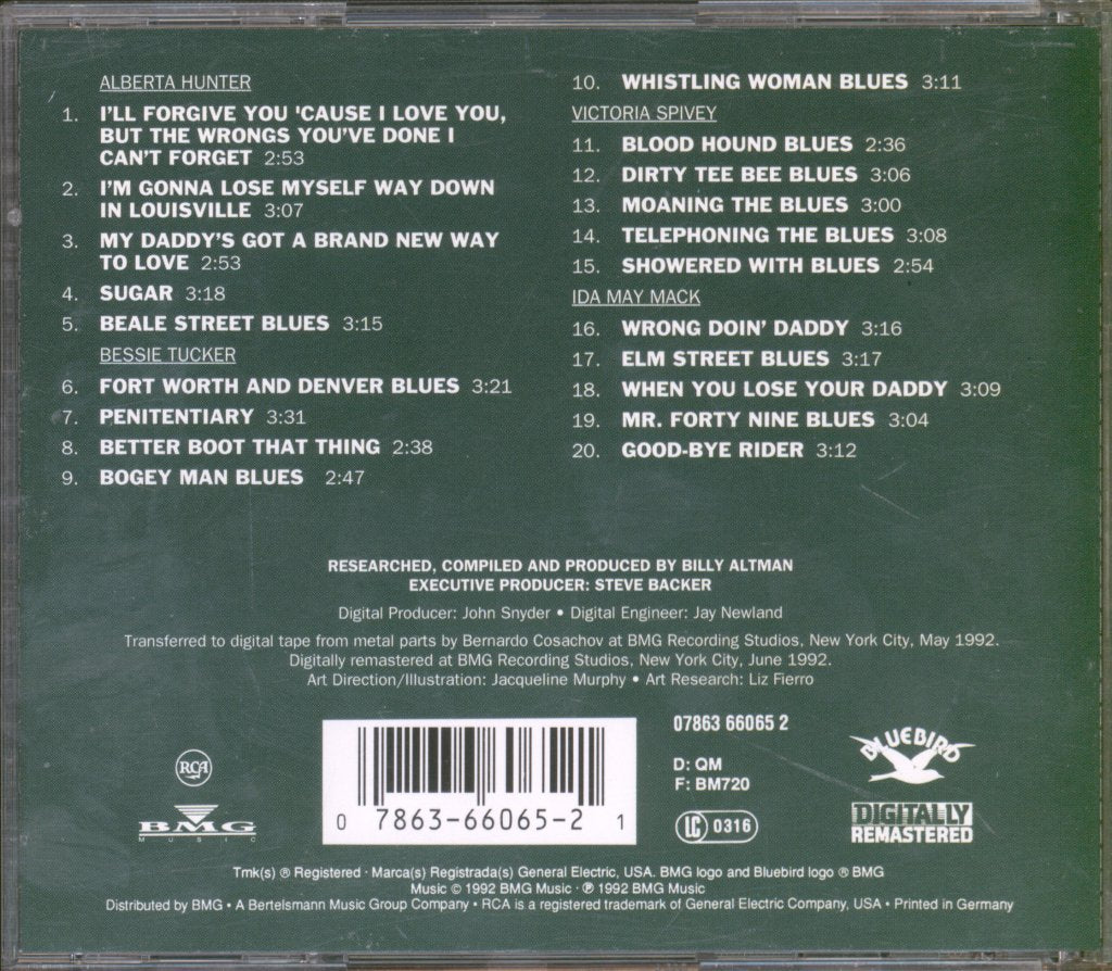 Various Artists - Better Boot That Thing - Great Women Blues Singers Of The 1920's - Cd