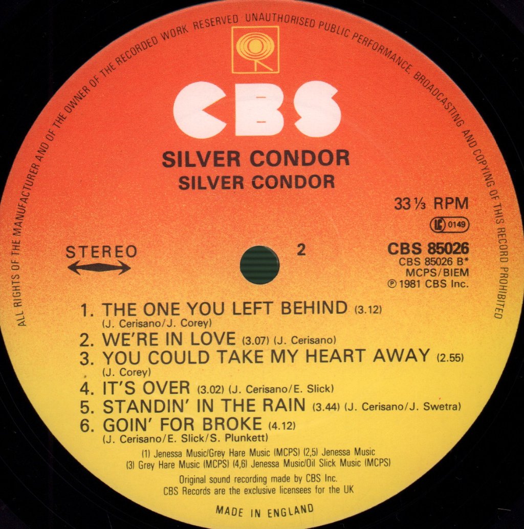 Silver Condor - Silver Condor - Lp