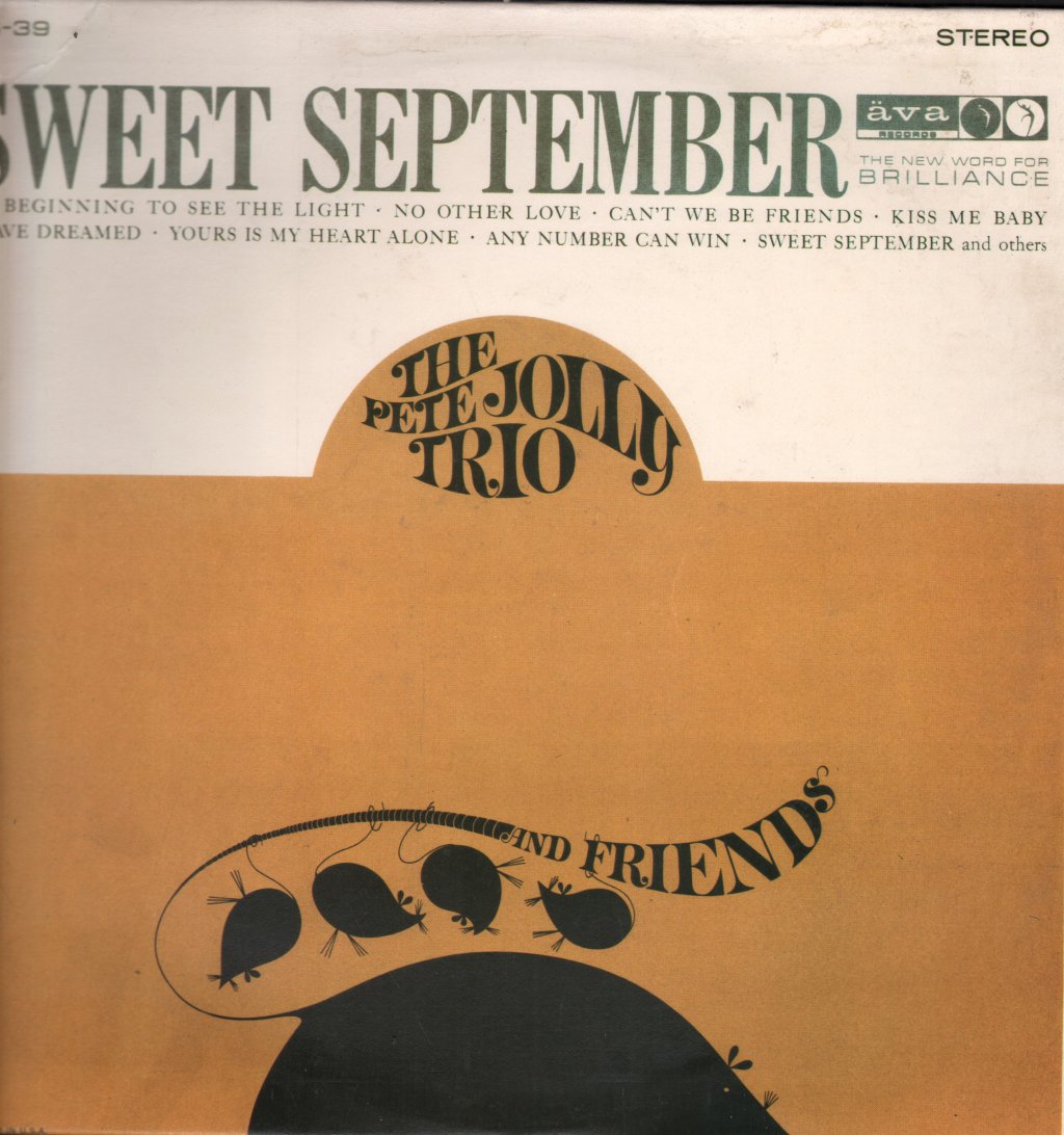 Pete Jolly Trio - Sweet September - Lp