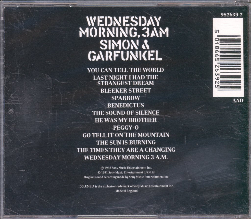 Simon & Garfunkel - Wednesday Morning, 3 AM - Cd