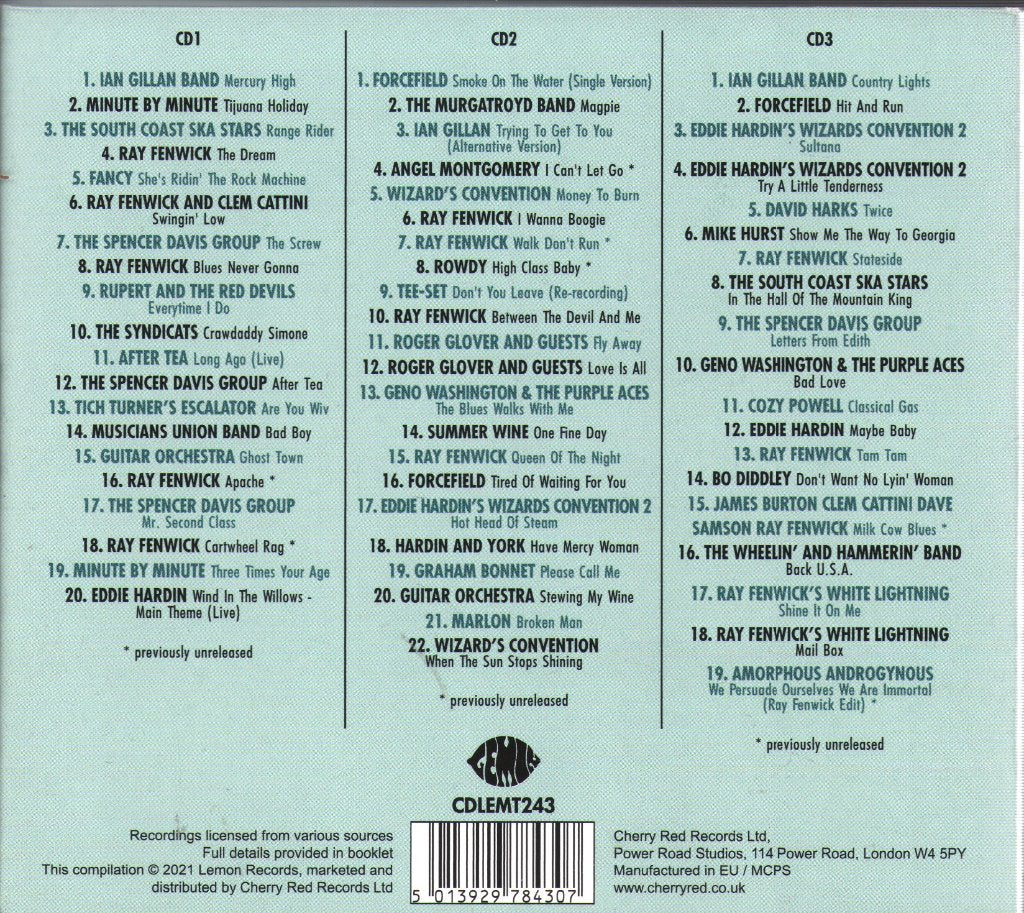 Ray Fenwick - Playing Through The Changes (Anthology 1964-2020) - Cd Set