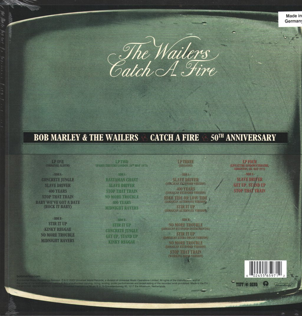 Bob Marley And The Wailers - Catch A Fire (50th Anniversary Edition) - Lp Box Set