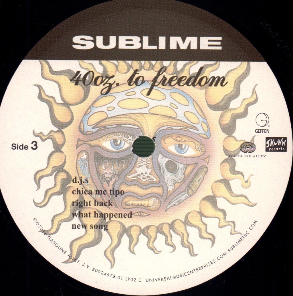 Sublime - 40oz. To Freedom - Double Lp