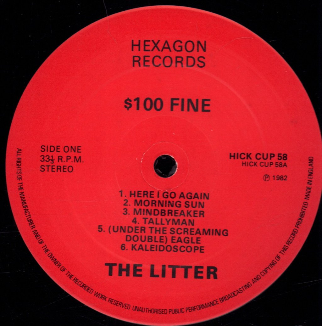 Litter - $ 100 Fine - Lp