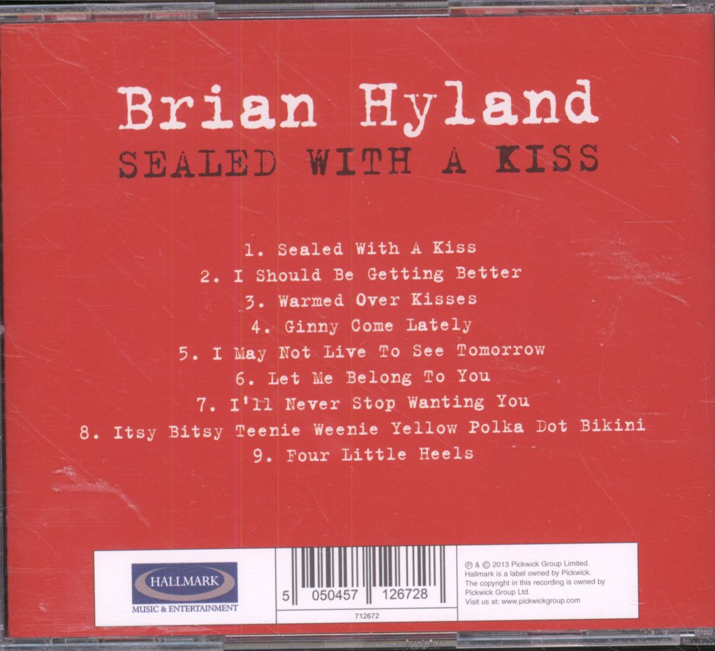 Brian Hyland - Sealed With A Kiss - Cd