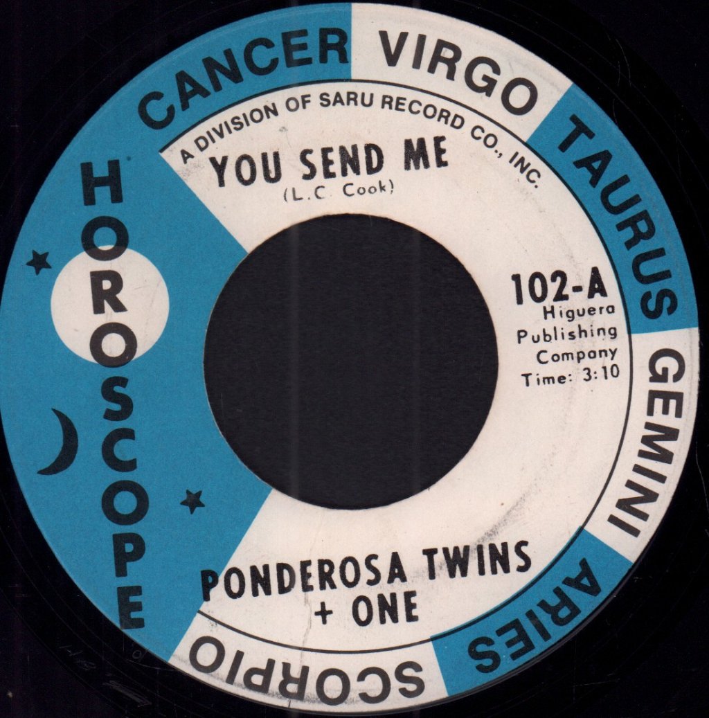 Ponderosa Twins + One - You Send Me - 7 Inch